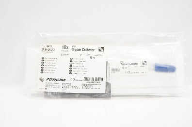 Atrium 8412 PVC Trocar Cath. 12Fr - Box of 10 (x)